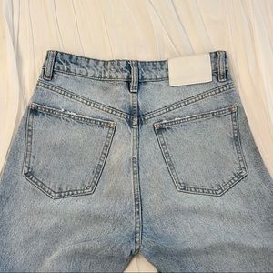 Zara High Waisted Light Wash Jeans